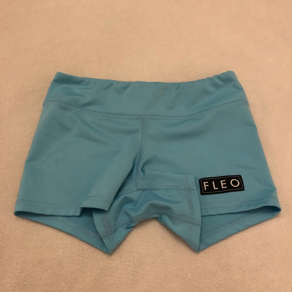 Baby Blue Fleo Shorts 3.25 x 1